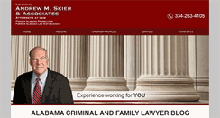 Desktop Screenshot of alabamacriminalandfamilylawyerblog.com