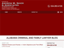 Tablet Screenshot of alabamacriminalandfamilylawyerblog.com